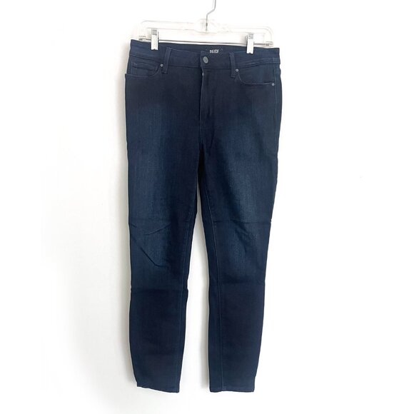 PAIGE Hoxton Ankle Jeans in Dark Blue - Picture 6 of 6